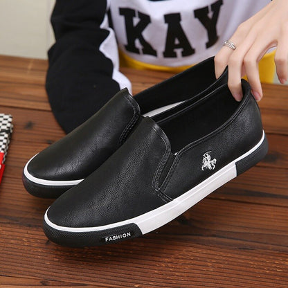Retro High Quality Leather Men Shoes Loafers Leisure Trend Shoe Breathable Male Fashion Brown Mens Footwear Vulcanized Shoes