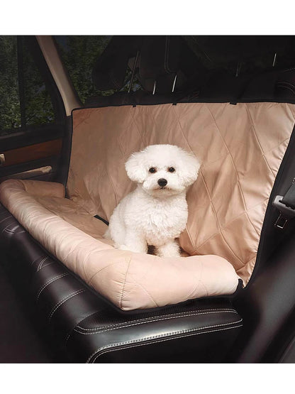 Waterproof Dog Car Seat Cover Pad Double-sided Fabric Kennel Pet Supplies Travel Car Seat Protector Anti-scratch Mat