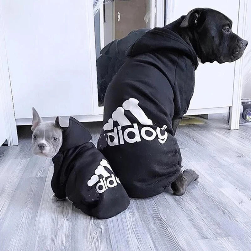 Adidog Dog Clothing Coat Jacket Hoodie Sweater Clothes For Dogs Cotton Clothing For Dogs Sports Style Pet Dog Clothes